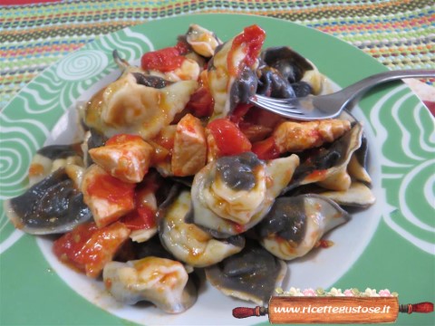 cappelleti tricolore salmone