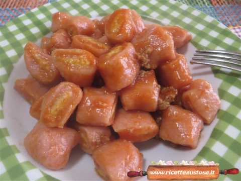 gnocchi ripieni rape rosse