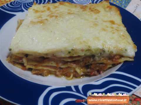 lasagna zucca grigliata