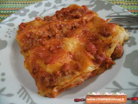 lasagna pane carasu ragu stracchino