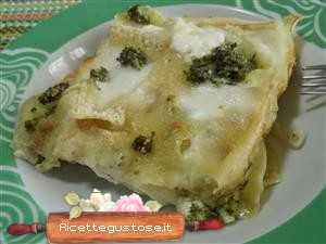 lasagna pane carasau pesto e stracchino ricetta