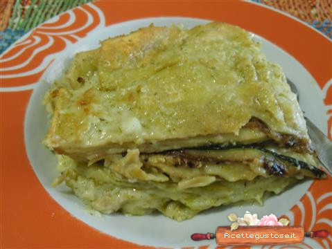 lasagna pesto zucchine
