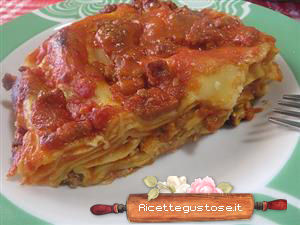 lasagna crudo e robiola