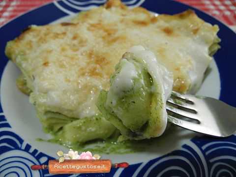 lasagna rucola gamberetti