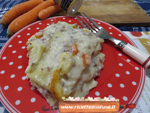 lasagna tartufo ragu bianco