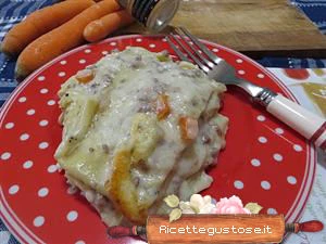 lasagna tartufo e ragù bianco ricetta