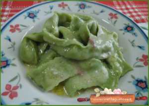 pappardelle ripiene pasta rucola e patate