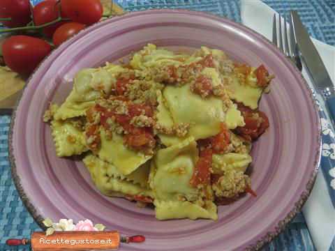 ravioli coniglio carciofi