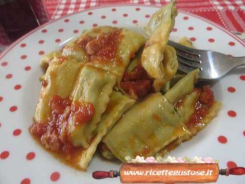 ravioli doppi faraona spinaci