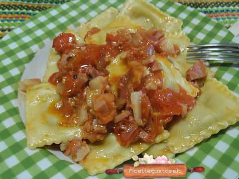 ravioli radicchio speck