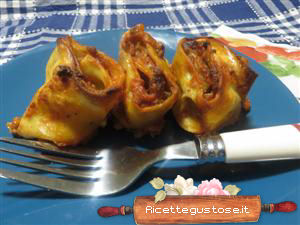 roselline di pasta al forno