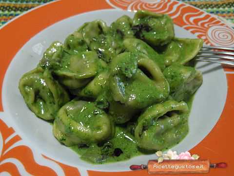 tortelloni radicchio spinaci