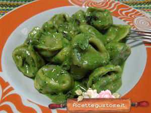 tortelloni radicchio e spinaci