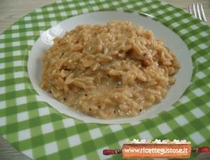 risoni di lenticchie rosse cacio e pepe