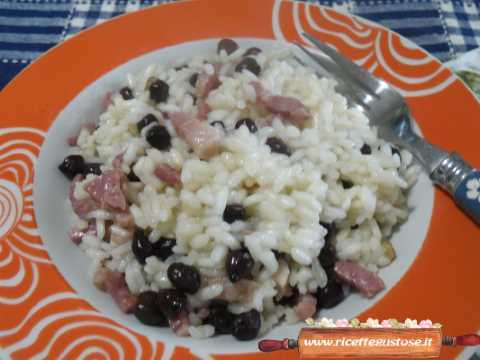 risotto ceci neri