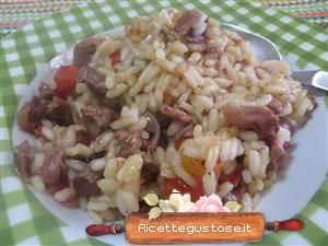 risotto ai fegatini ricetta