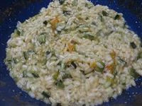 risotto ai fiori di zucchine immagine 5