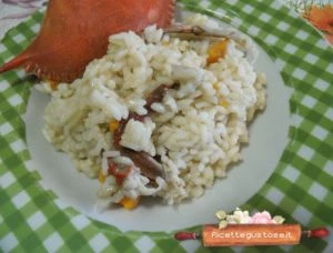 risotto al granchio blu ricetta