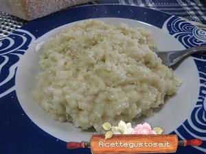 risotto al topinambour