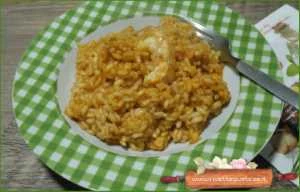 un ottimo risotto on aragosta