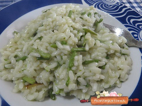 risotto asparagi burro pecorino