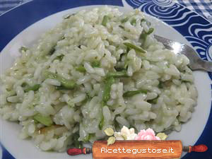 risotto asparagi burro e pecorino
