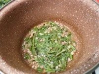 risotto asparagi pancetta cotta e caciotta di bufala 1