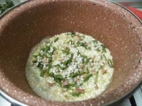 risotto asparagi pancetta cotta e caciotta di bufala 3