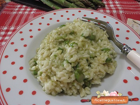 risotto asparagi fontina