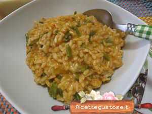risotto asparagi e scamorza