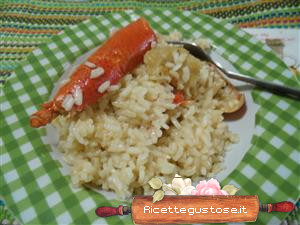 risotto astice e spumante