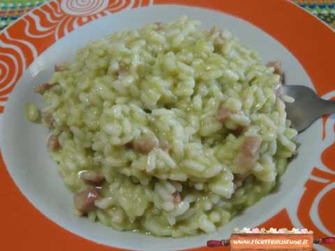 risotto baccelli piselli