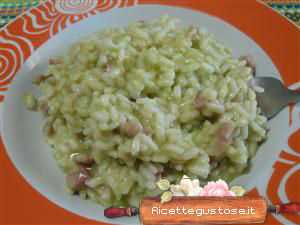 risotto baccelli piselli