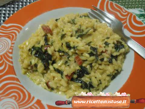 risotto bietola rossa stracchino