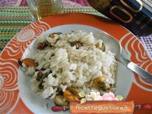 Risotto birra e cozze