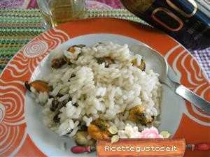 risotto birra e cozze ricetta