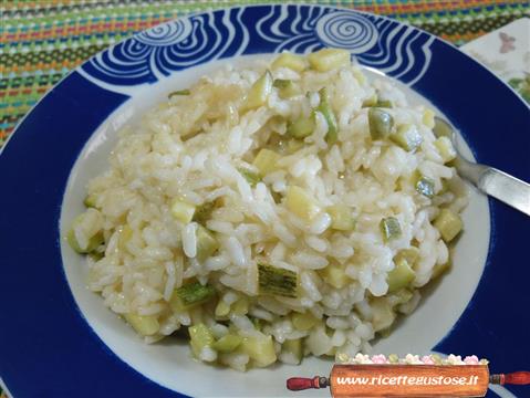 risotto branzino zucchine