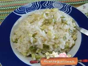 ricetta risotto branzino e zucchine