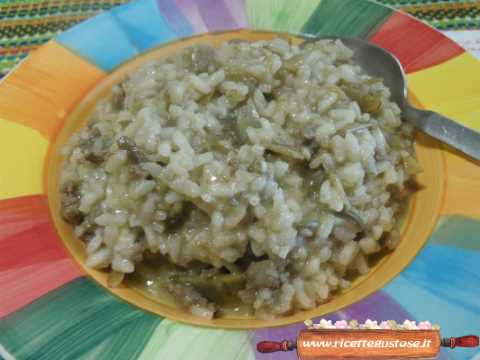 risoto carciofi agnello