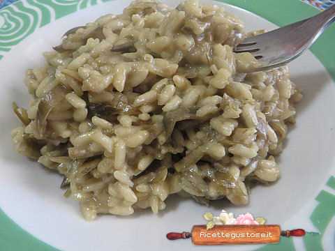 risotto carciofi fegatini