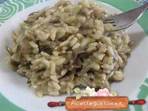 risotto carciofi fegatini