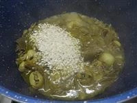 risotto carciofi e seppie immagine 4