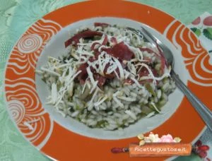 risotto cavolbroccolo angus ricotta dura affumicata ricetta