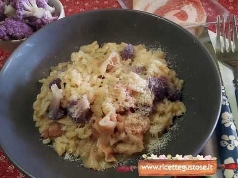 risotto cavolfiore viola