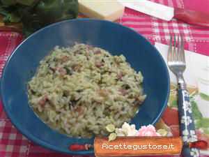 Risotto cicorino verde e provolone dolce