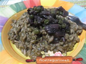 Risotto radicchio e fontina