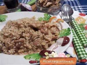 risotto coniglio porcini