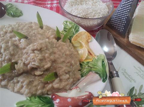 risotto crema di scampi