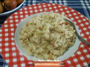 risotto giuggiole e gorgonzola