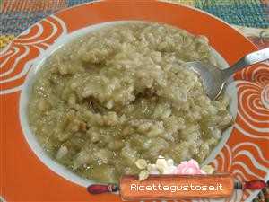 risotto melanzane e gorgonzola